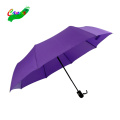 Logo de couleur violette Auto 3 Fold Market Metal Stand Handle Handle Handle